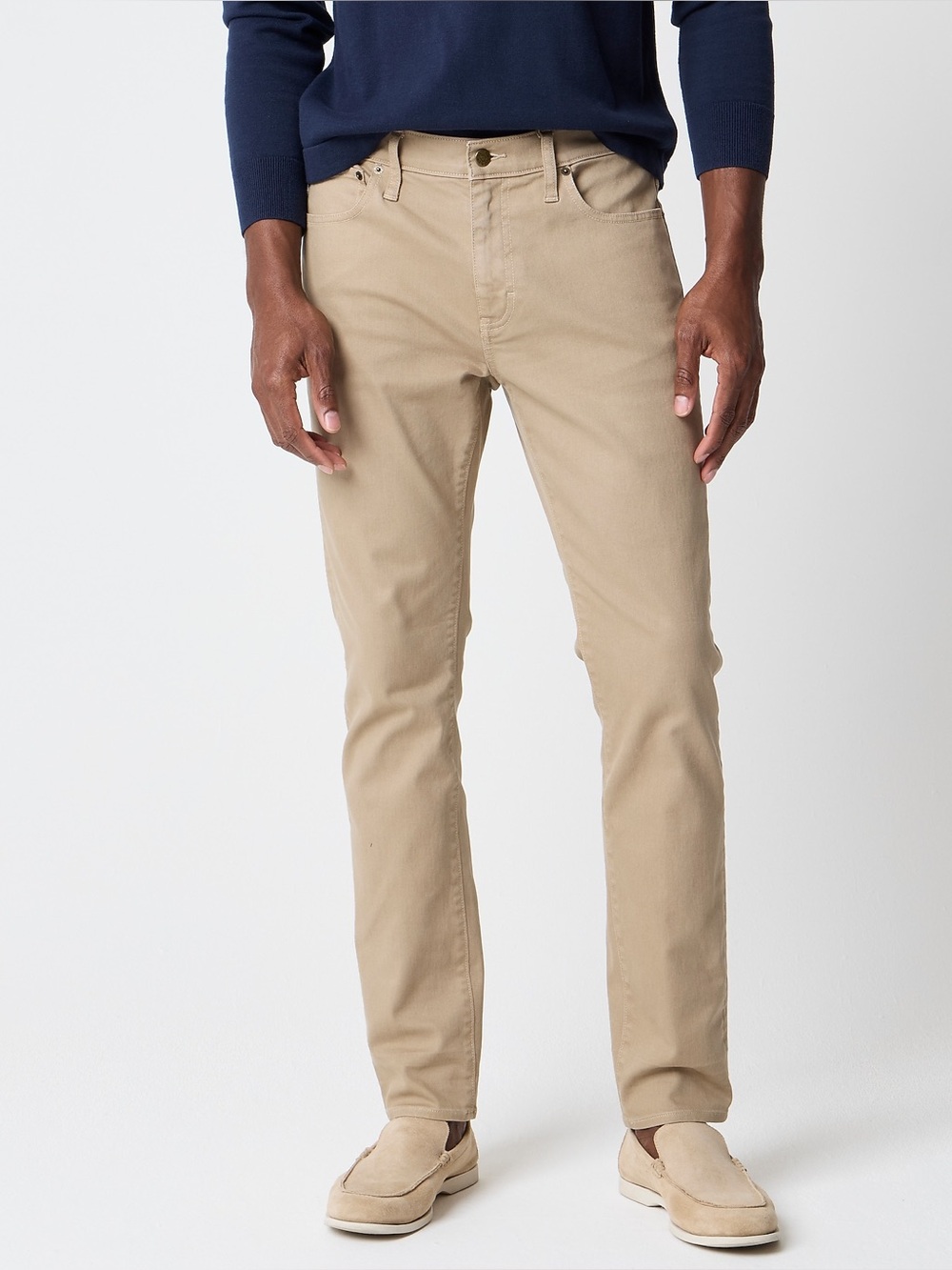 J Crew Slim-fit garment-dyed five-pocket jean